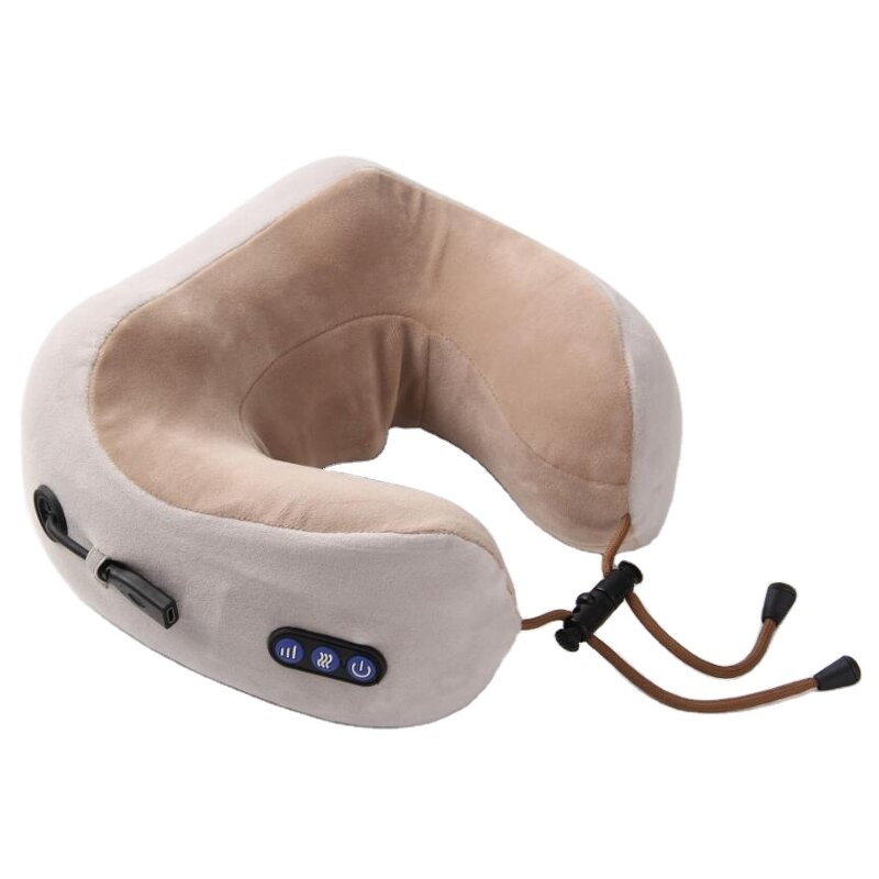 Neck Massager Pillow Manufacturer - Portable Home U-Shaped Memory Foam with Electric Cervical Focus on Shoulder Comfort