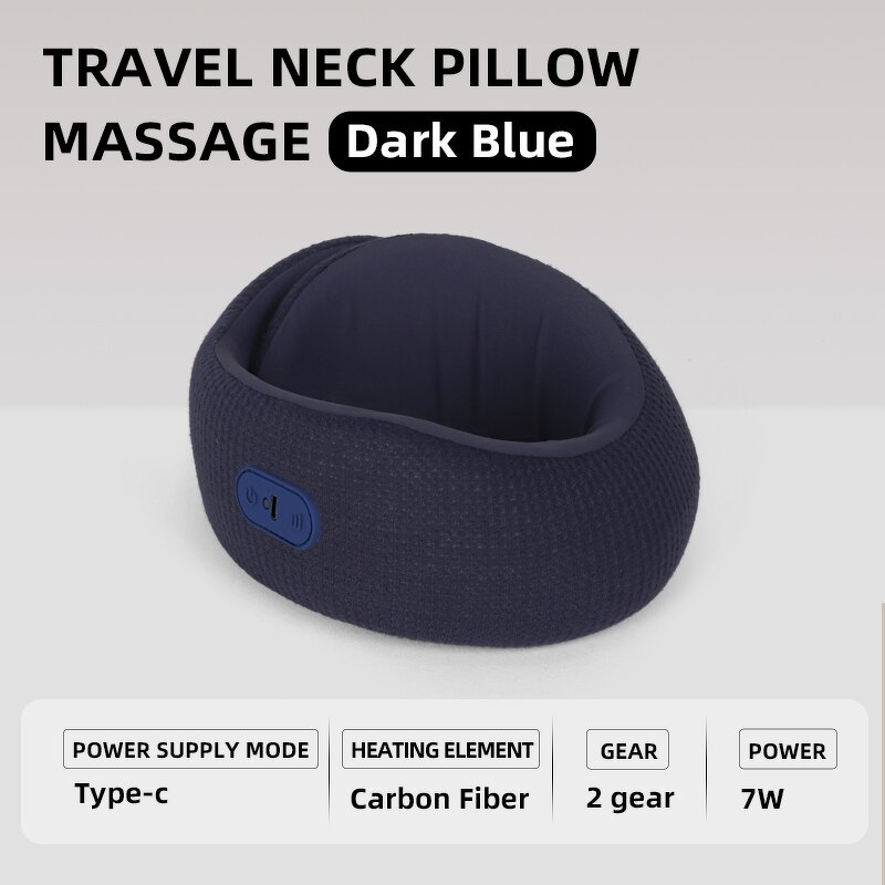 Neck Support Pillow Manufacturer - Premium Memory Foam Ergonomic U-Shaped with Heating & Airplane Rest Design