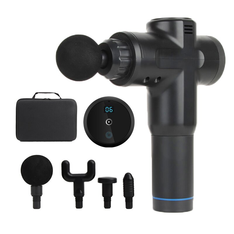 Massage Gun Manufacturer - New Design Cordless Booster for Muscle Relaxation, Deep Tissue with 10 Heads