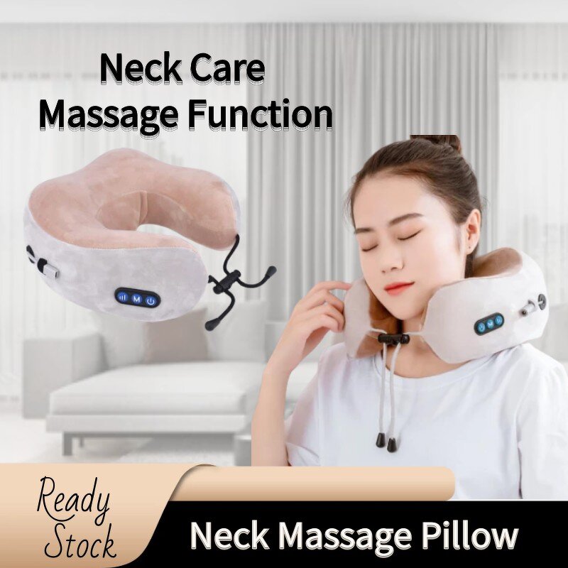 Neck Massager Pillow Manufacturer - Portable Home U-Shaped Memory Foam with Electric Cervical Focus on Shoulder Comfort