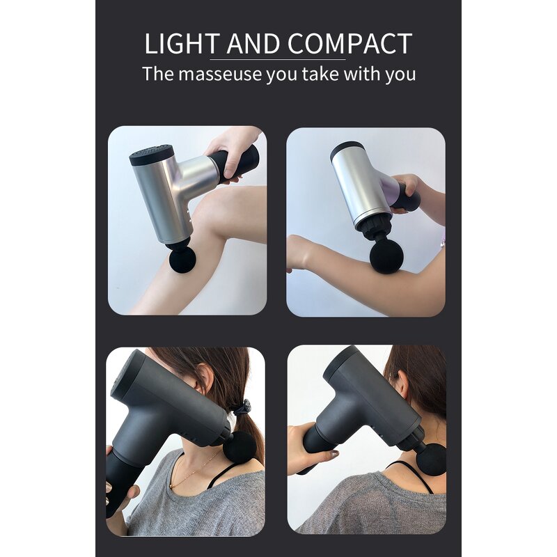 Massage Gun Manufacturer - 4-Head Vibrating for Muscle Relaxation