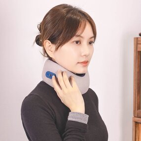 Neck Pillow Manufacturer - Comfortable & Breathable Cover with Super Soft Shoulder Support, Lightweight for Airplane