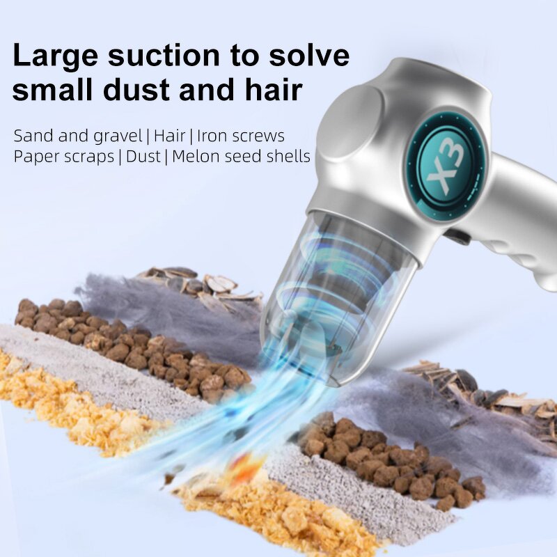 Vacuum Cleaner Manufacturer - New Arrival Wireless Portable for Car Table Sofa Keyboard, Handheld Mini 5000pa