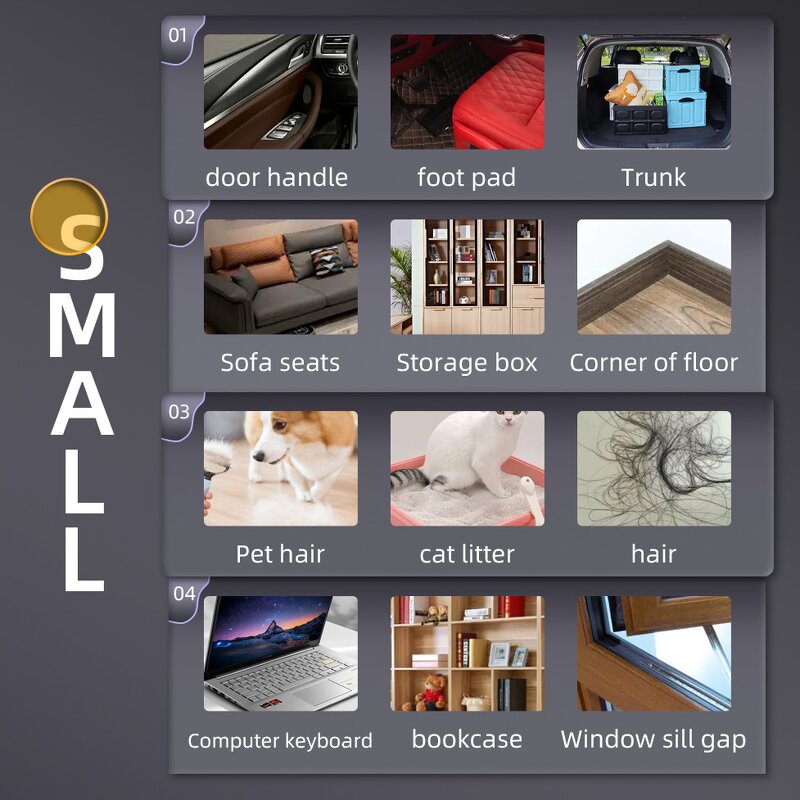 Vacuum Cleaner Manufacturer - USB & Battery Powered High-Powered Wireless Handheld for Home & Car Dry Function