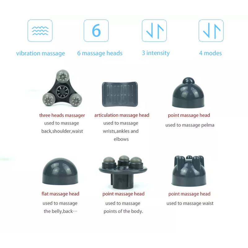 Massage Hammer Manufacturer - 2026 New FL-707 FENLI Professional Vibrating Back Rechargeable