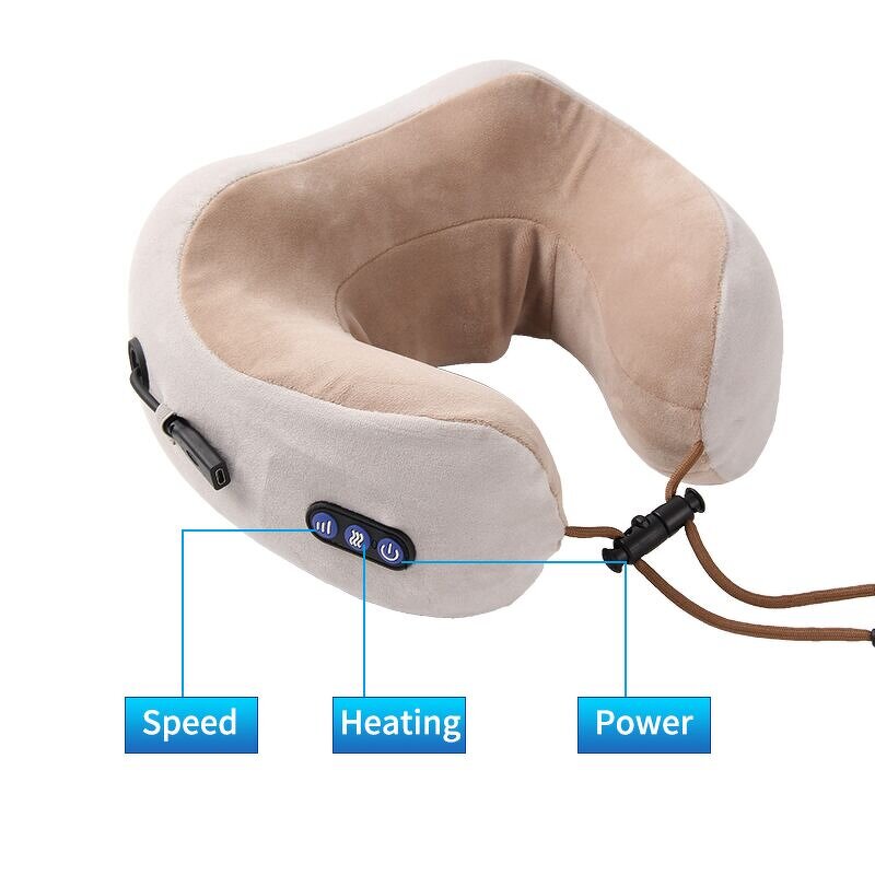 Neck Massager Manufacturer - High Quality Electric Kneading U-Shaped Pillow for Home and Travel