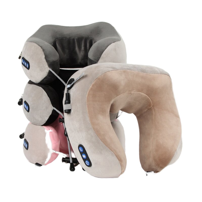 Neck Massager Pillow Manufacturer - Portable Home U-Shaped Memory Foam with Electric Cervical Focus on Shoulder Comfort