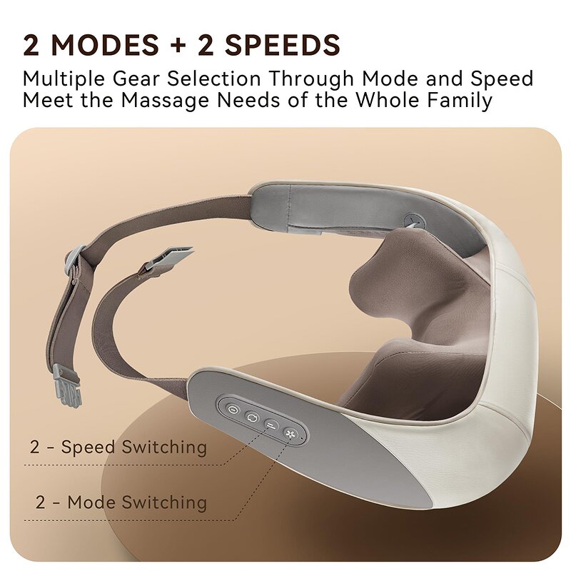 Neck and Shoulder Massager Manufacturer - Shiatsu With Heat, Electric Deep Tissue 4D Kneading - Gifts for Mom Dad