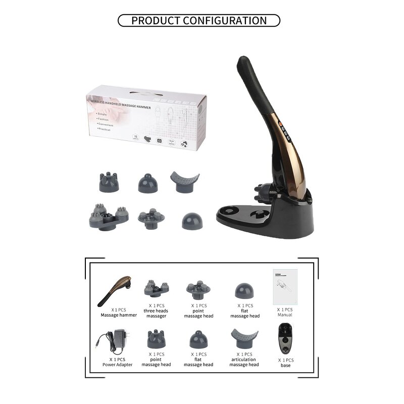 Massage Hammer Manufacturer - High Quality Popular Electric Vibrating for Health Care Muscle Relaxation