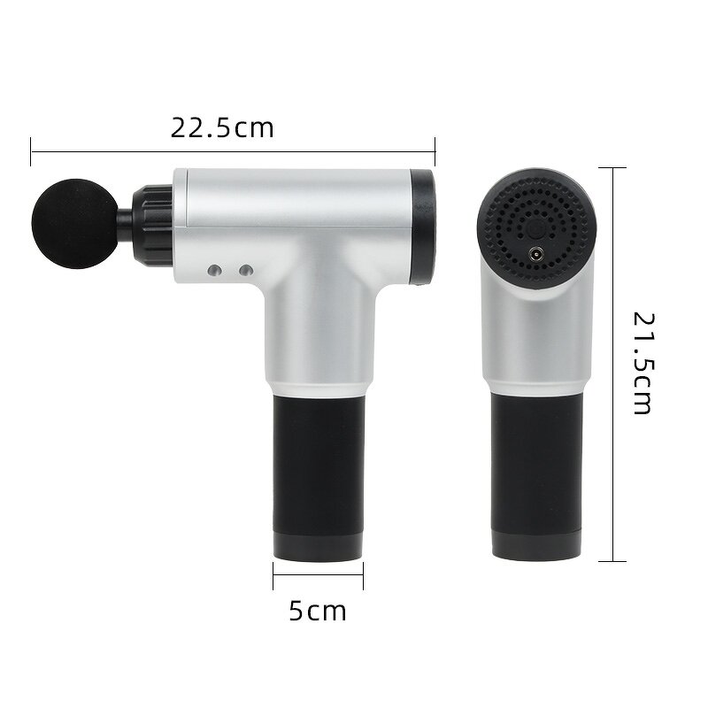 Massage Gun Manufacturer - Professional Plastic Body Deep Muscle with 4 Attachments - Factory Price
