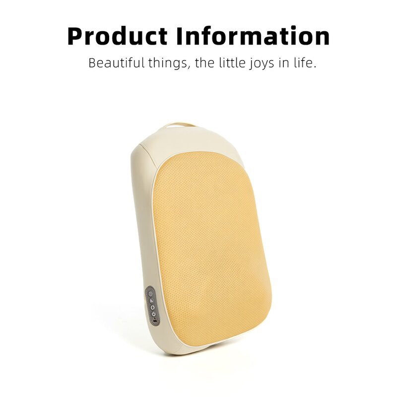 Neck and Shoulder Massager Manufacturer - Infrared Shiatsu with Heat for Deep Tissue Kneading Cushion USB Rechargeable