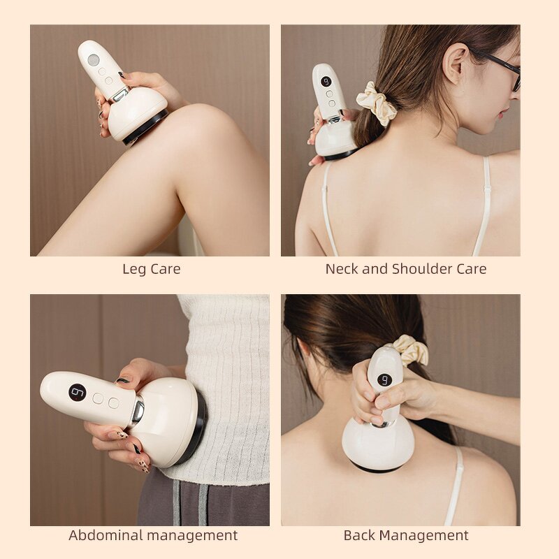 Cupping Therapy Machine Manufacturer - Electric Chinese Guasha with Strong Suction Heated