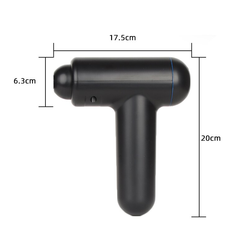 Massage Gun Manufacturer - Deep Tissue with Strong Vibration 6 Gears, 4 Heads, Portable Long Standby