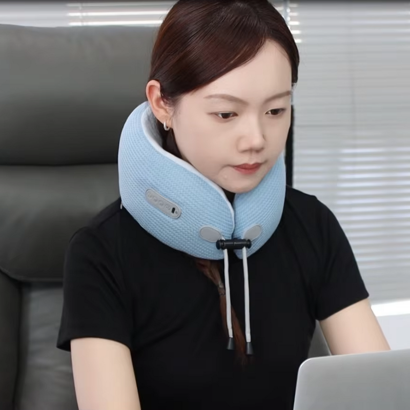 Neck Massager Pillow Manufacturer - U-Shaped for Home & Office Travel with Heating Kneading Vibration & Infrared Physiotherapy