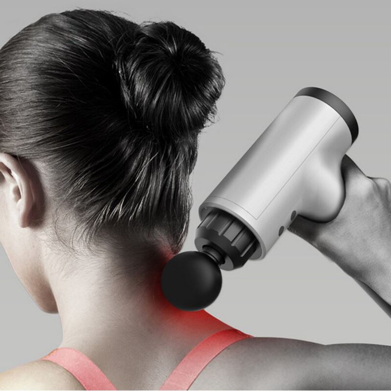 Massage Gun Manufacturer - Factory Price Portable 6-Head ABS with Heat Feature, Handheld Deep Tissue Tool