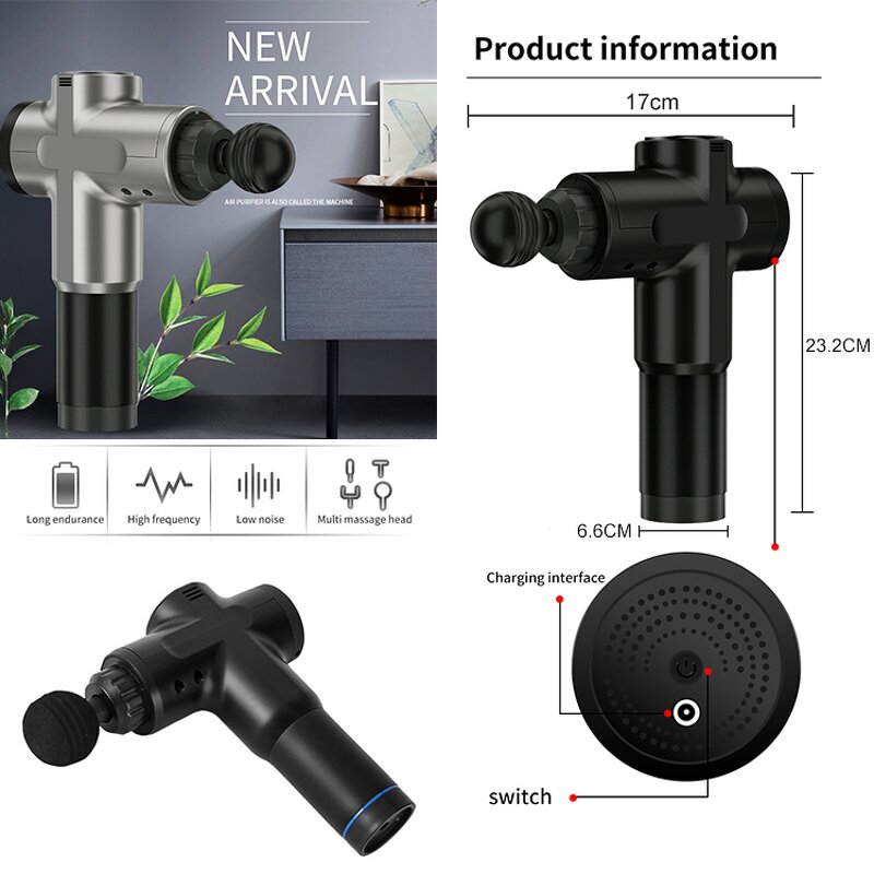 Massage Gun Manufacturer - OEM Portable Facial Muscle Stimulator, Powerful Electric for Body Athletes