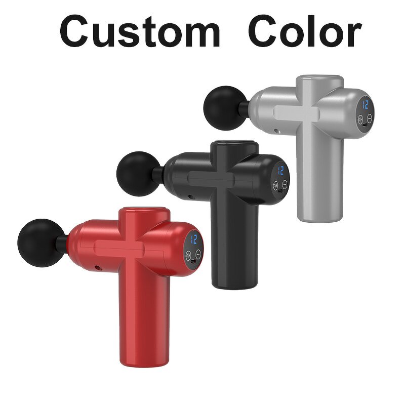 Massage Gun Manufacturer - Portable Mini New Deep Tissue Electric Percussive, Wireless with 4 Heads