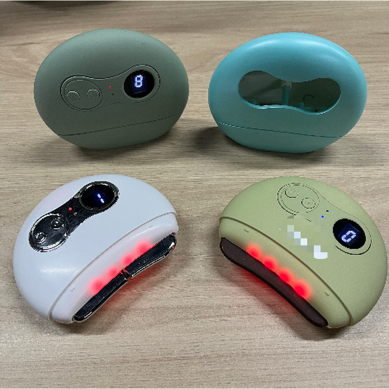 Beauty Device Manufacturer - 2025 Electric Guasha with LED Red Light for Home Skincare Facial & Neck Lifting