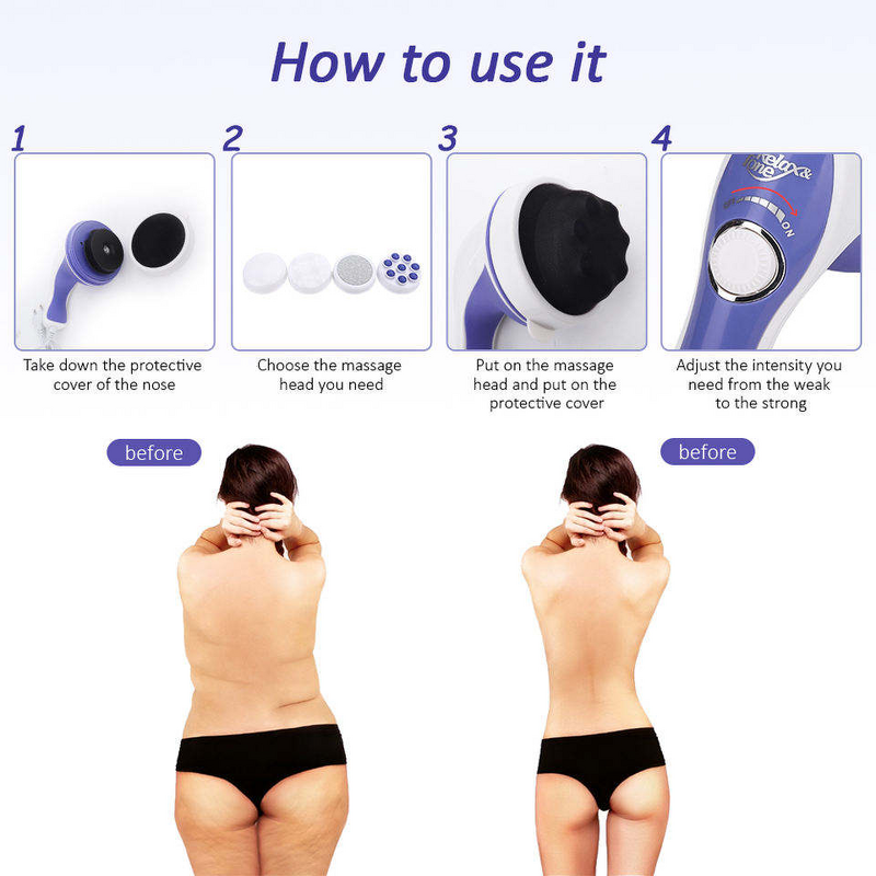 Body Massager Manufacturer - Trending Hand-Held Whole Body Fat and Cellulite Vibrator Roller for Abdominal