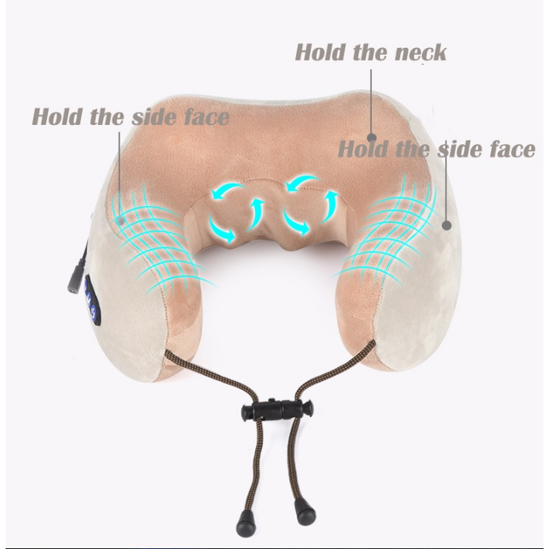 Neck Massager Manufacturer - Cervical Spine Protector with Wireless Hot Compress, U Shape for Office