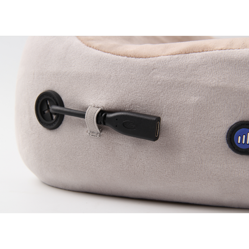 Neck Massage Pillow Manufacturer - Portable Travel 3D Spa Shiatsu Kneading Electric with U Shaped Memory Foam