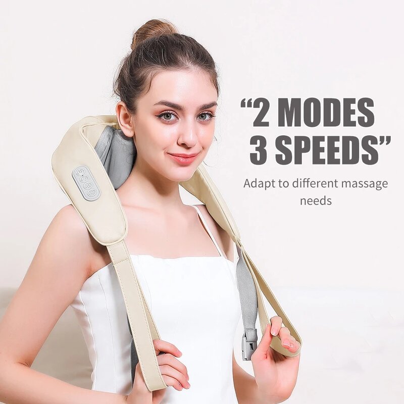 Neck and Shoulder Massager Manufacturer - Electric Shiatsu With Heat, Comfortable Back Massager Gift Set