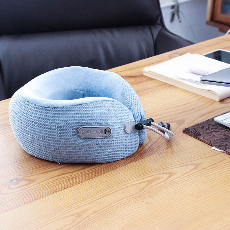 Neck Massager Manufacturer - U Shaped Kneading Travel Pillow for Car and Home, Rechargeable