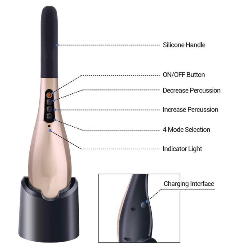 Massage Hammer Manufacturer - Wireless Cordless Handheld Body Muscle Percussion Stick