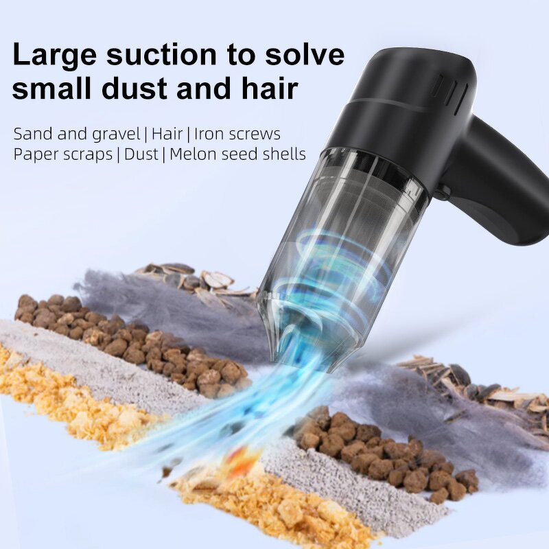 Vacuum Cleaner Manufacturer - USB & Battery Powered High-Powered Wireless Handheld for Home & Car Dry Function