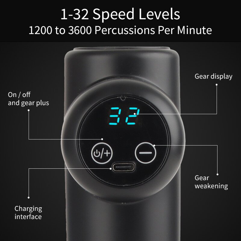 Massage Gun Manufacturer - Promotional Cheap Portable Mini Pocket Rechargeable Deep Body Electric Fascial