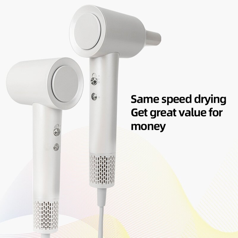 Hair Dryer Manufacturer - Ionic Mini with Brushless 110,000 RPM Motor, Heat/Cool Settings for Frizz-Free Shine at Home