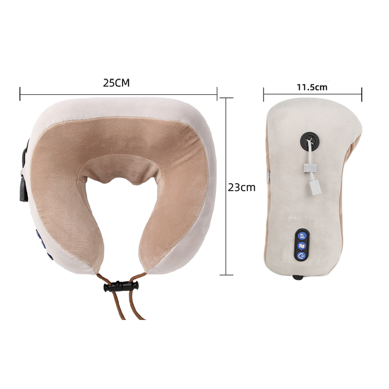 Neck Massager Manufacturer - Cervical Spine Protector with Wireless Hot Compress, U Shape for Office