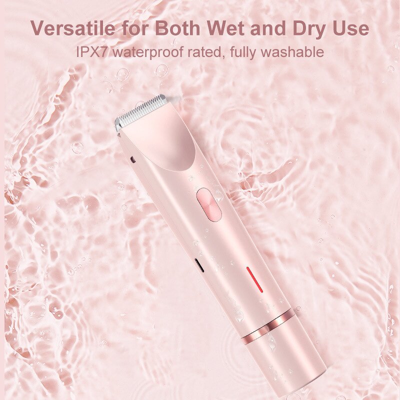 2-In-1 Lady Razor - Rechargeable Waterproof Bikini Trimmer US Plug