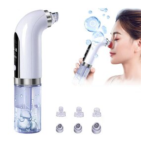 Pore Vacuum Blackhead Remover - Electric Small Bubble Acne Pimple Cleaner