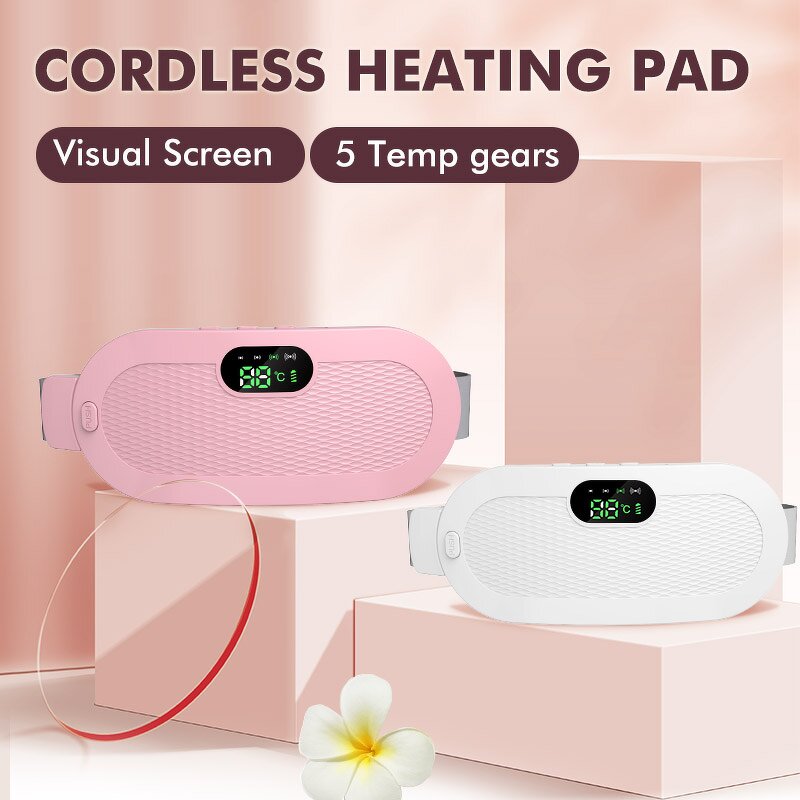 Smart Menstrual Heating Pad - 4 Mode Fast Heating Abdominal Massager