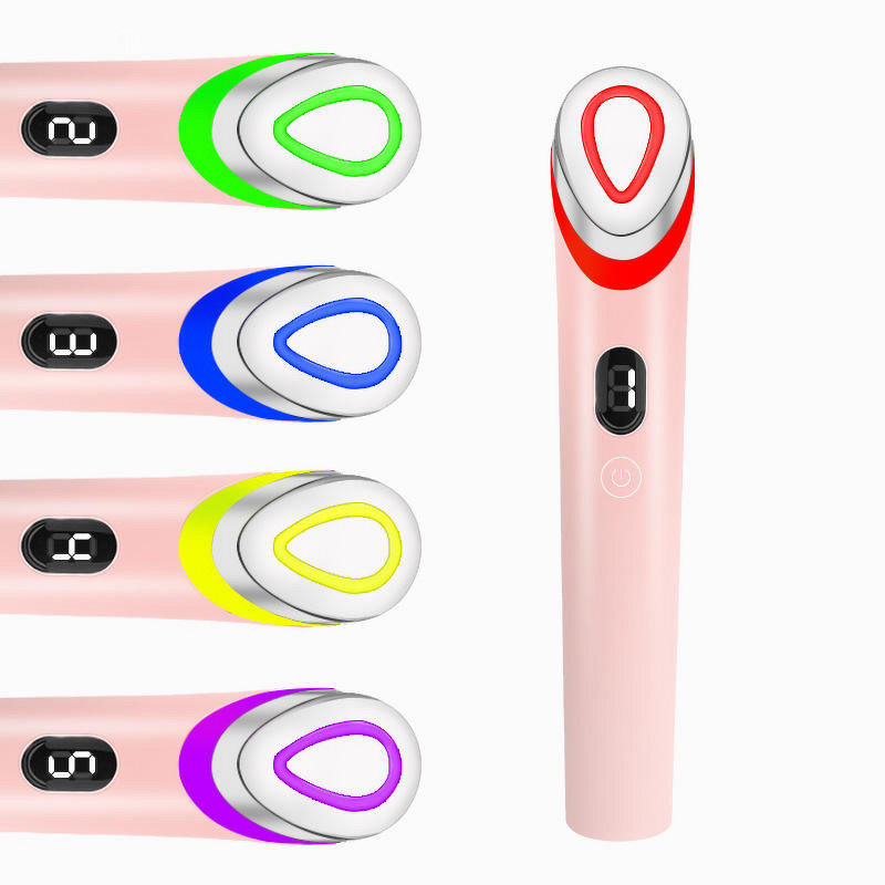 7 Color LED Eye Massager - EMS Light Therapy Wrinkle Remove Eye Tool