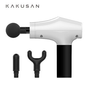 Electric Vibrating Massage Gun - OEM Custom Logo White Fitness Fascial Gun