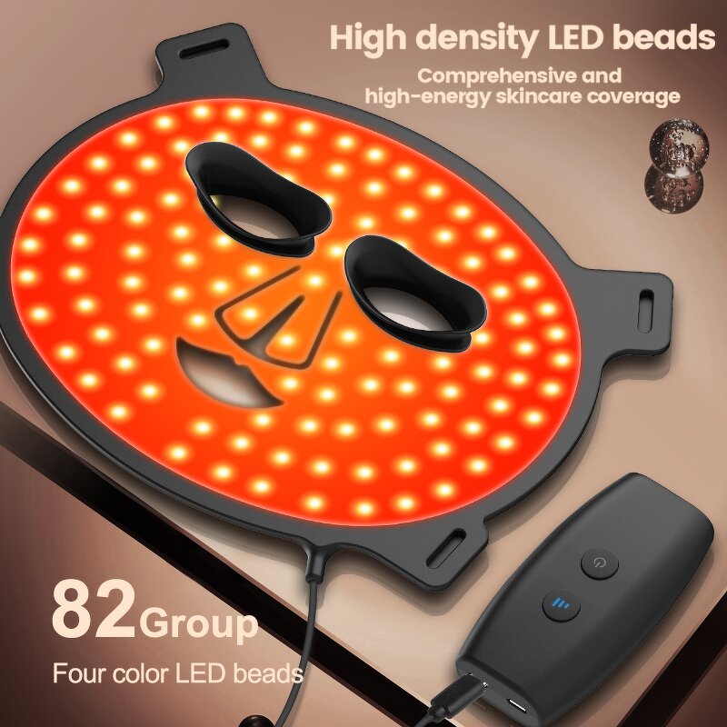 7 Color LED Skin Mask - Soft Silicone Anti-aging Home Photon Therapy