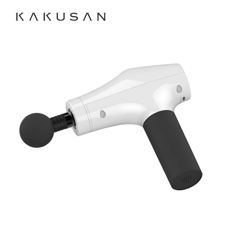 Electric Vibrating Massage Gun - OEM Custom Logo White Fitness Fascial Gun