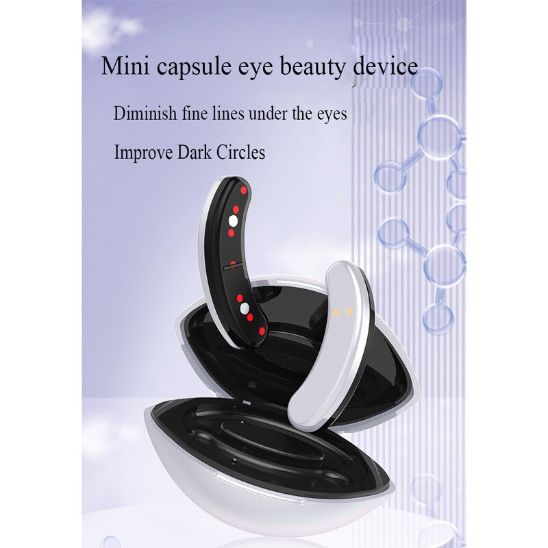 Mini Eye Beauty Device - EMS Heating Dark Circles Wrinkles Remover