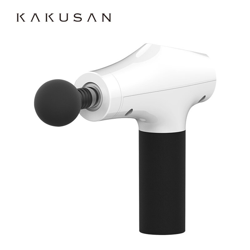 Electric Vibrating Massage Gun - OEM Custom Logo White Fitness Fascial Gun