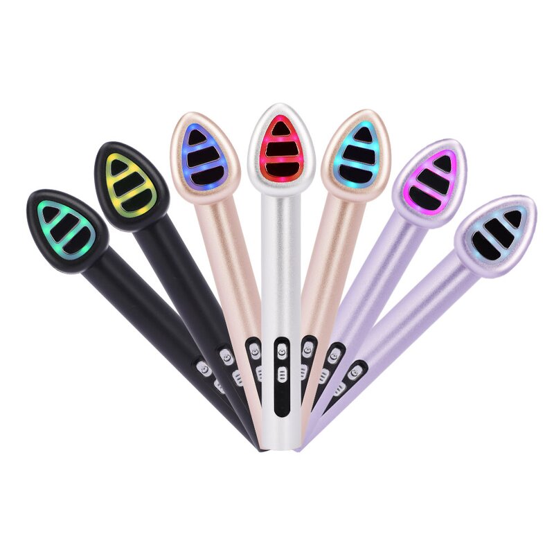 4-in-1 Facial Lift Device - 7-Color LED EMS Hot Compress Wrinkle Remover