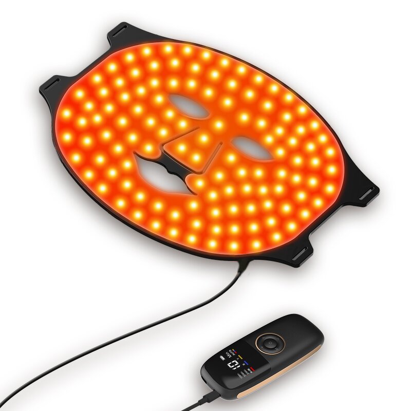 4 Color LED Light Mask - Infrared Silicone Face Skin Re-generation Tool