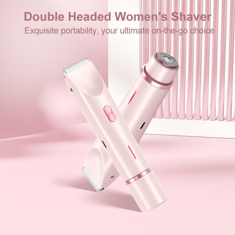 2-In-1 Lady Razor - Rechargeable Waterproof Bikini Trimmer US Plug