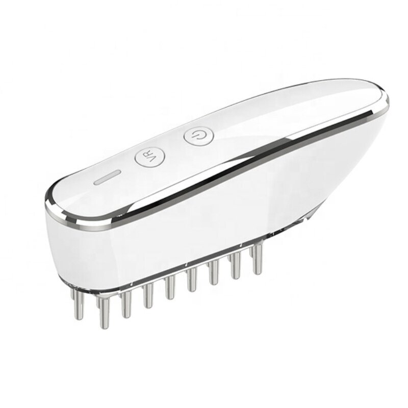 EMS Hair Meridian Massager - Silicone Scalp Shampoo Comb Brush Device