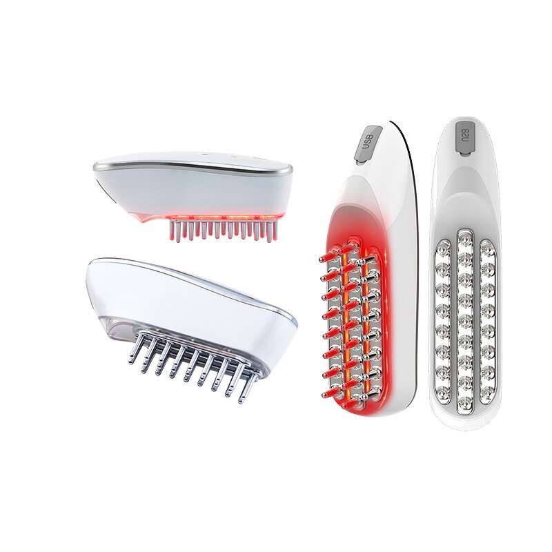 Laser Hair Growth Comb - Red Light EMS Microcurrent Scalp Massager