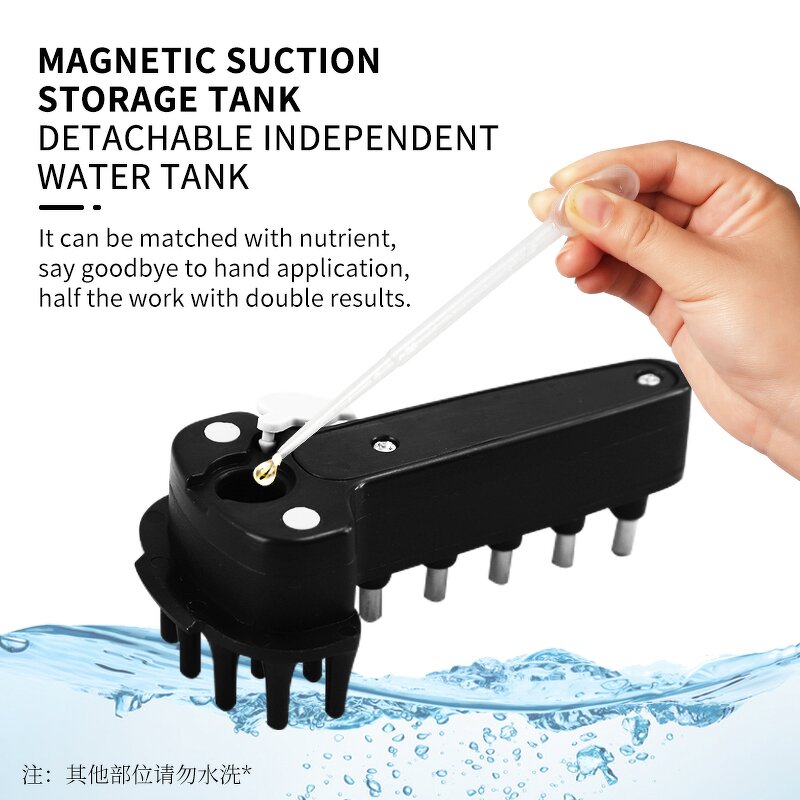 EMS Scalp Massage Brush - Battery Red Light Therapy Hair Care Comb