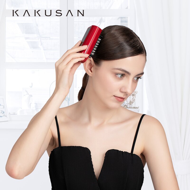 Electric Scalp Massage Comb - Detachable Tooth Phototherapy Liquid Tank