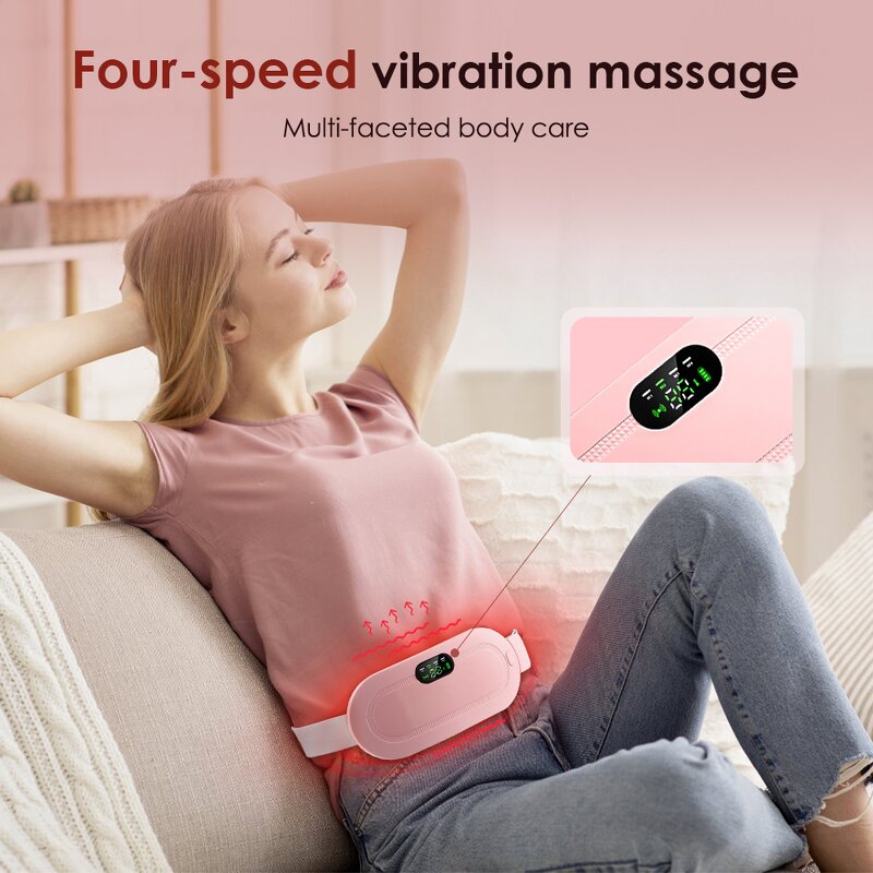 Electric Warm Palace Belt - Vibrating Heating Menstrual Cramp Massager