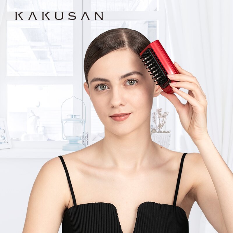 Electric Scalp Massage Comb - Detachable Tooth Phototherapy Liquid Tank